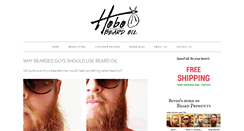 Desktop Screenshot of hobobeardoil.com